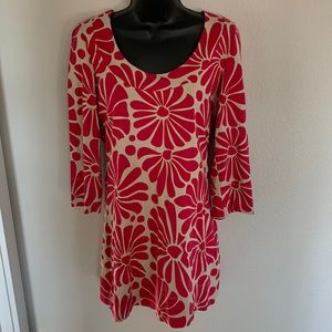 Boden Pink Floral Casual Summer Dress